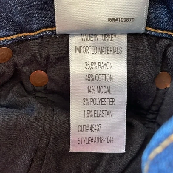 Agolde Sophie High Rise Skinny Crop in Reverb, Size 28 - Picture 10 of 12